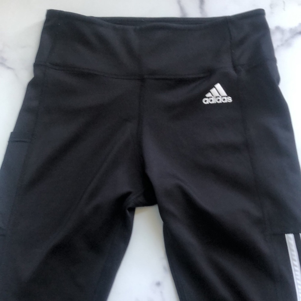 Adidas Aeroready Primegreen Leggings Black Size Medium - Picture 4 of 13